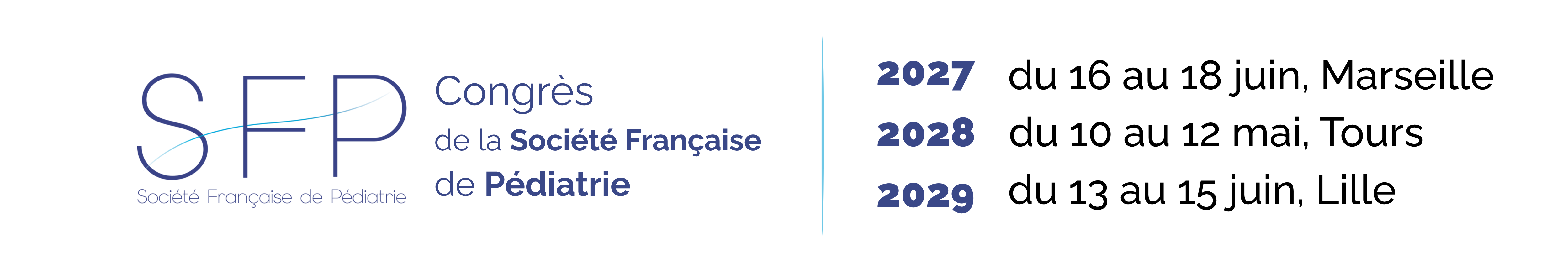 Annonce dates congrès