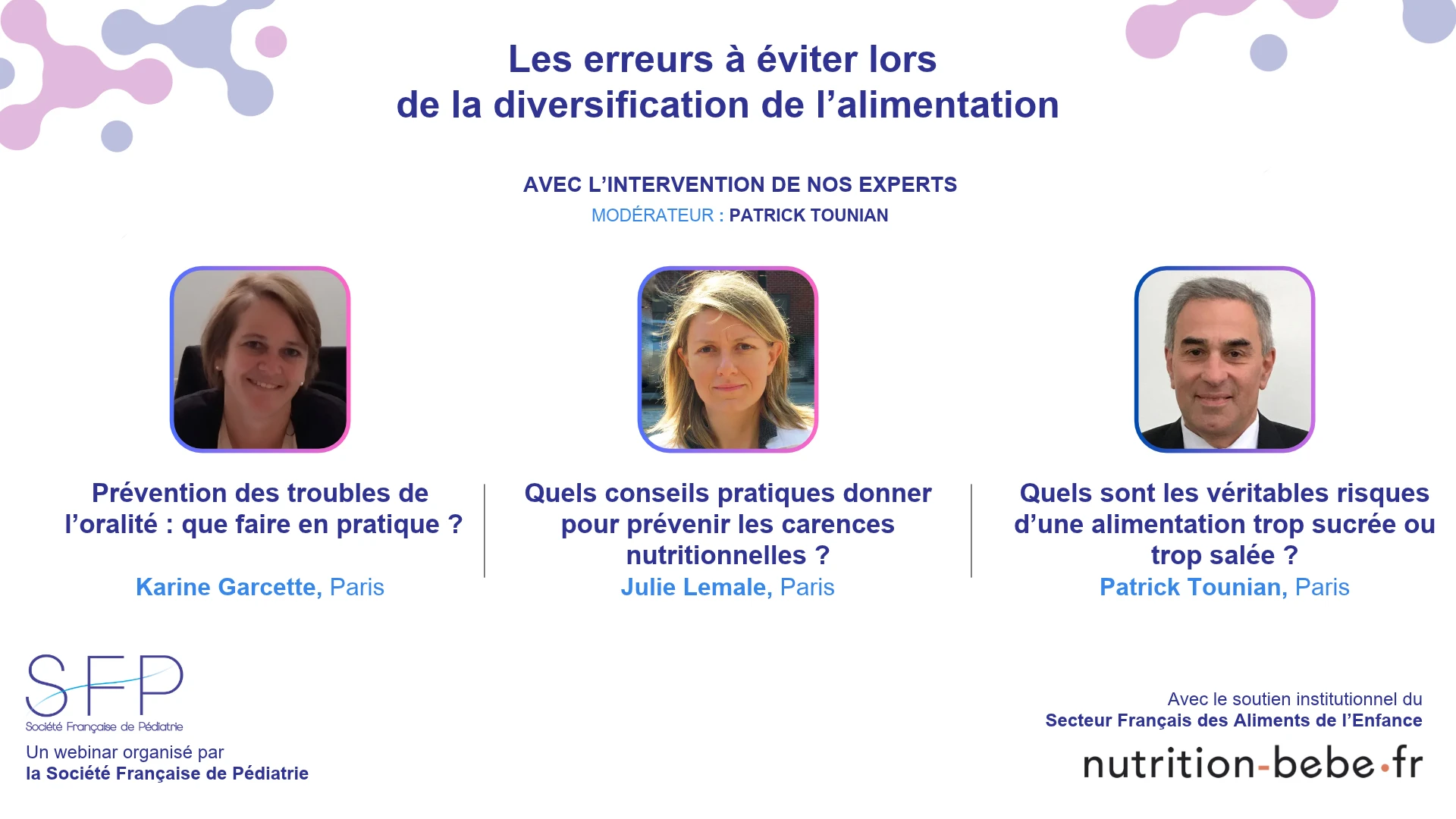 Webinaire Nutrition intro